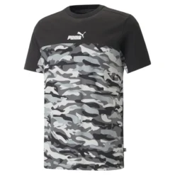 Camiseta Hombre Essentials Block Camo PUMA