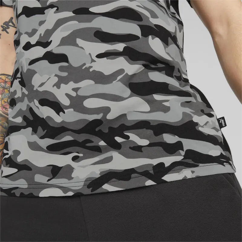 Camiseta Hombre Essentials Block Camo PUMA - Imagen 4
