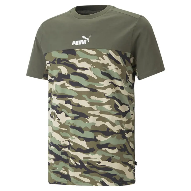 Camiseta Hombre Essentials Block Camo PUMA - Imagen 6