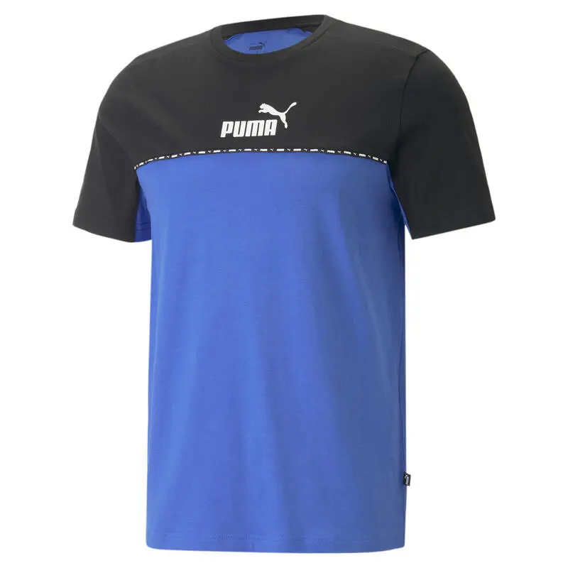 Camiseta Hombre Essentials Block Tape PUMA