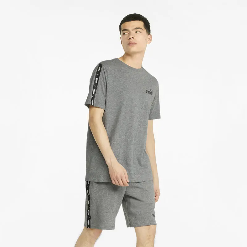 Camiseta Hombre PUMA Essentials+ Tape Gris - Imagen 2