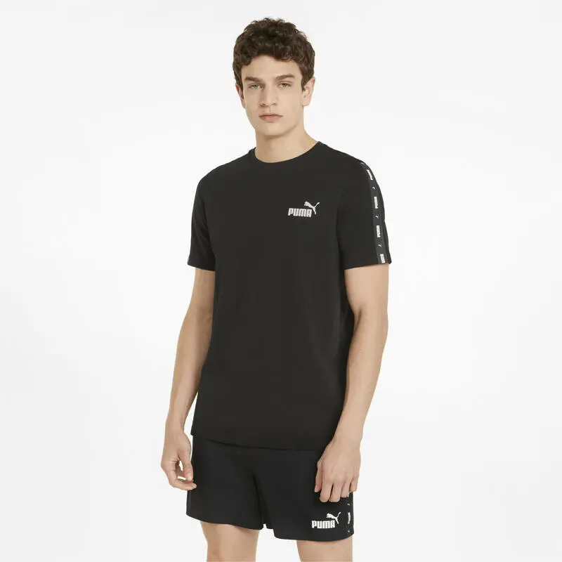 Camiseta Hombre PUMA Essentials+ Tape Negro - Imagen 2