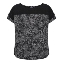 Regatta Camiseta Jaida Abstracto Para Mujer Negro