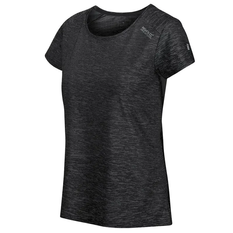 Regatta Camiseta Limonite V Para Mujer Negro - Imagen 4