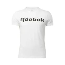 Camiseta Manga Corta Algodón Hombre Reebok Graphic Series Linear Logo Blanco