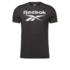 Camiseta Manga Corta Algodón Hombre Reebok Identity Big Logo Negro