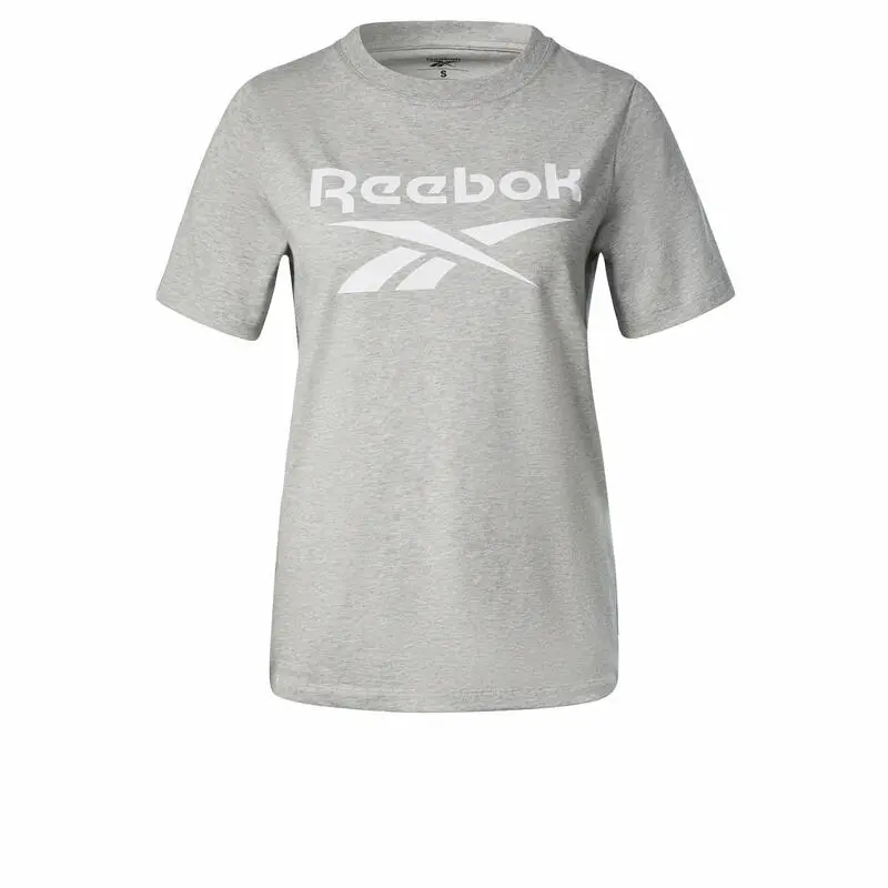 Camiseta Manga Corta Mujer Reebok Identity Gris