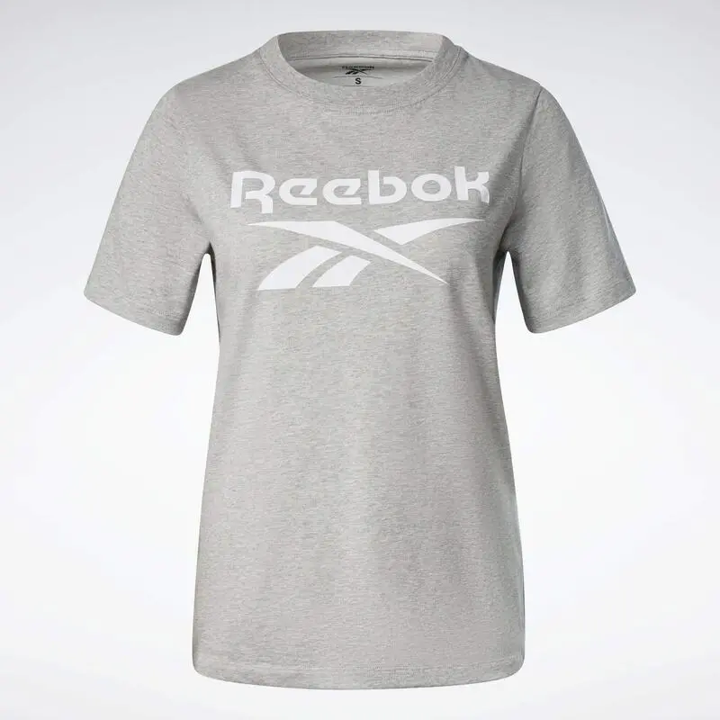 Camiseta Manga Corta Mujer Reebok Identity Gris - Imagen 2