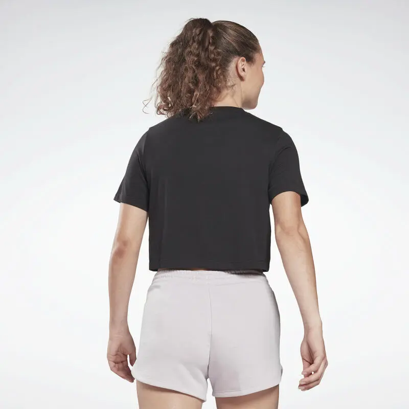 Camiseta Manga Corta Mujer Reebok Identity Negro - Imagen 4