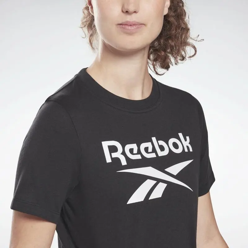 Camiseta Manga Corta Mujer Reebok Identity Negro - Imagen 5
