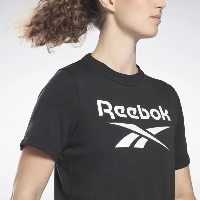 Camiseta Manga Corta Mujer Reebok Identity Negro - Imagen 5