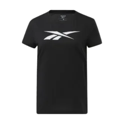 Camiseta Manga Corta Mujer Reebok Training Essentials Vector Graphic Negro