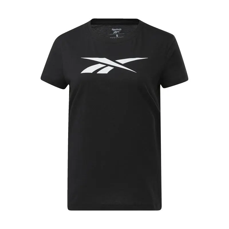 Camiseta Manga Corta Mujer Reebok Training Essentials Vector Graphic Negro