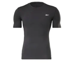 Camiseta Manga Corta Speedwick Hombre Reebok Workout Ready Compression Negro