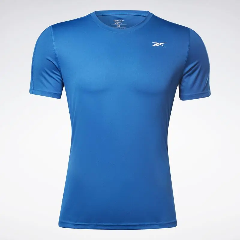 Camiseta Manga Corta Transpirable Speedwick Hombre Reebok Training Tech Azul - Imagen 2