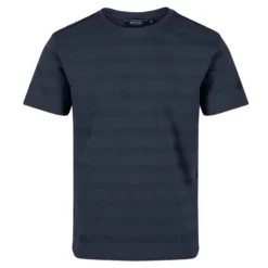 Regatta Camiseta Prestyn De Rayas Para Hombre Marino