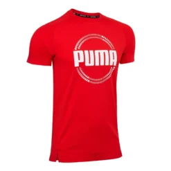 CAMISETA PUMA FITNESS ALGODÓN BLANCO- HOMBRE