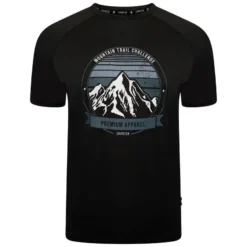 Dare 2b Camiseta Righteous II Montaña Para Hombre Negro