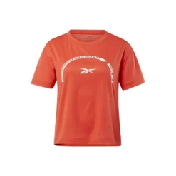 Camiseta Running Manga Corta Speedwick Mujer Reebok Graphic Rojo