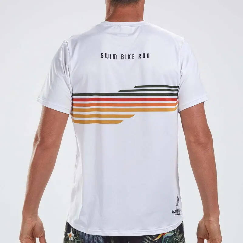 Camiseta Running Manga Corta Transpirable Hombre ZOOT LTD TEE Blanco - Imagen 2