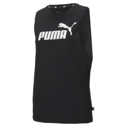 Camiseta Sin Mangas Mujer PUMA Cut Off Essentials Logo Negro