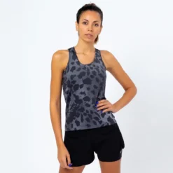 THE RUNNING REPUBLIC Camiseta Sin Mangas Running Poliéster Reciclado Mujer TRR Animal Print