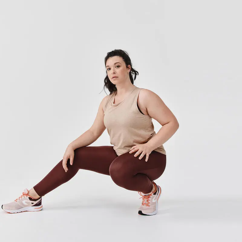 Kalenji Camiseta Sin Mangas Transpirable Running Mujer - Soft Beige - Imagen 2