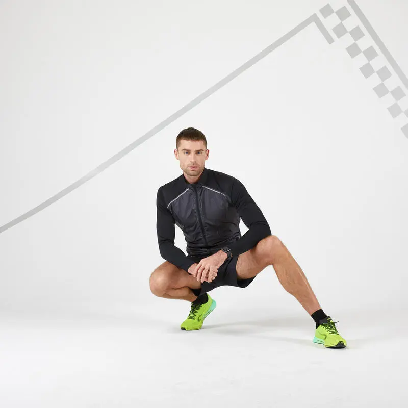 CHALECO RUNNING HOMBRE KIPRUN LIGHT NEGRO - Imagen 2