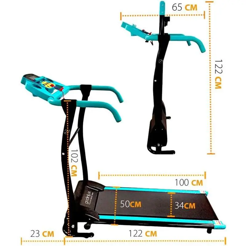 Cinta De Andar 12 Programas Eléctrica, Plegable, Motor 1000 W. Gridinlux - Imagen 4