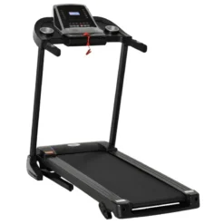 Cinta De Correr Y Andar Plegable 12,8 Km/h HOMCOM 142x66x127 Cm Negro