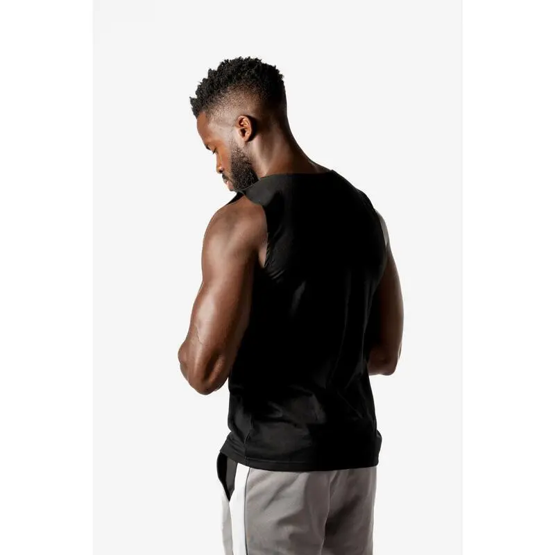 AESTHETIC WOLF Core Camiseta Sin Mangas - Fitness - Hombre - Negro - Imagen 3