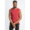 AESTHETIC WOLF Core Scoop Camiseta Sin Mangas - Fitness - Hombre - Roja