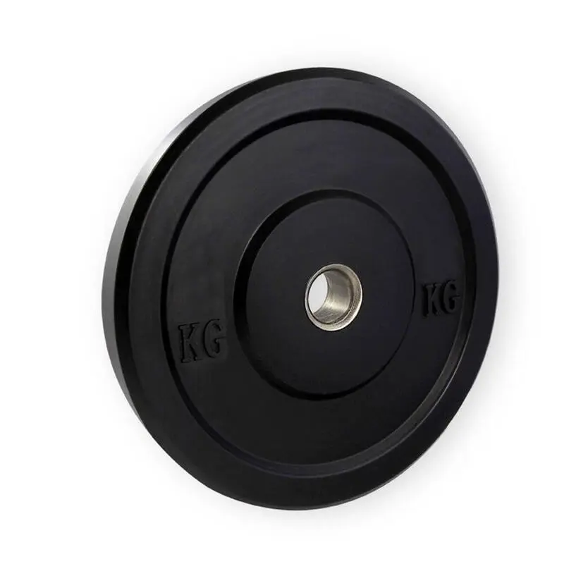 OZIO FITNESS Disco Olímpico Bumper 5 Kg 50mm Musculación Fitness Negro - Imagen 2