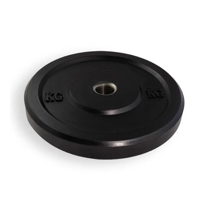 OZIO FITNESS Disco Olímpico Bumper 5 Kg 50mm Musculación Fitness Negro - Imagen 3