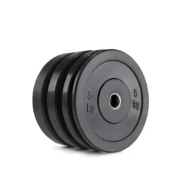 OZIO FITNESS Disco Olímpico Bumper 5 Kg 50mm Musculación Fitness Negro