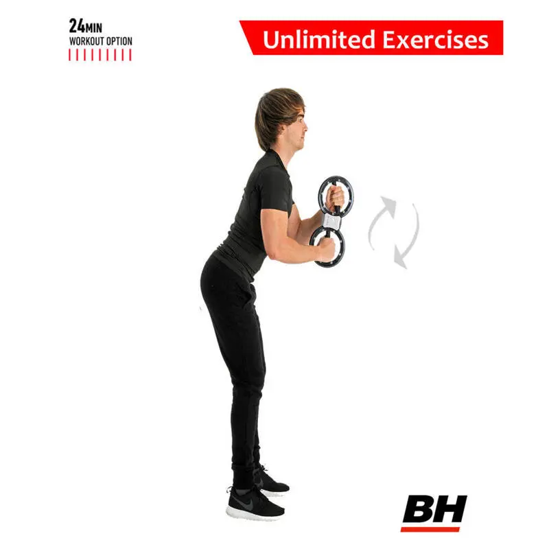 BH Fitness Entrenamiento De Intensidaad HIIT Unlimited 8 Lbs DB300 Tonificador Peso 4Lbs - Imagen 3