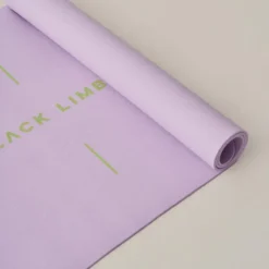 Esterilla De Yoga Antideslizante Black Limba Goa Lila