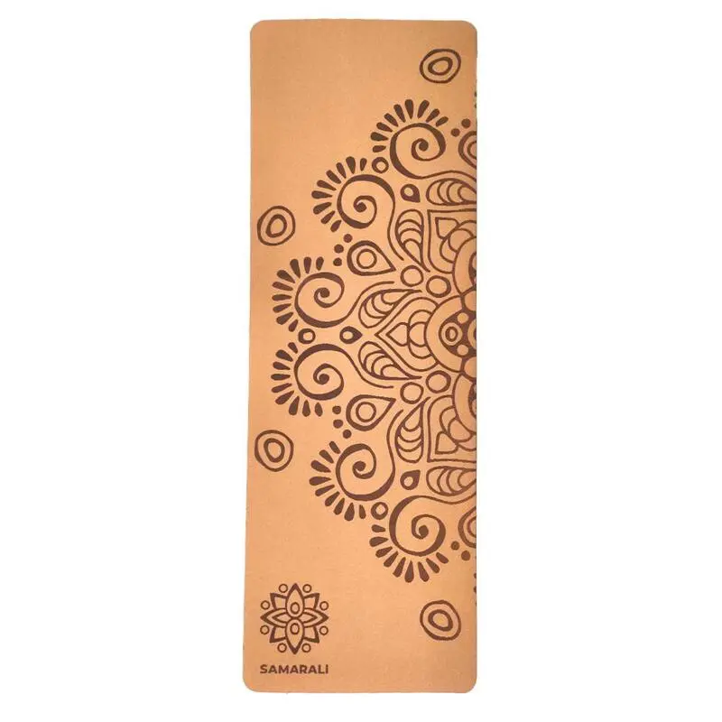 SAMARALI Esterilla De Yoga De Corcho Moon Eclipse