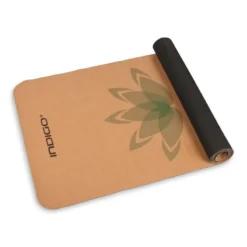 INDIGO SPORTS Esterilla De Yoga Y Fitness GOMA Y CORCHO INDIGO 173* 61* 0,3 Cm Marrón- Negro
