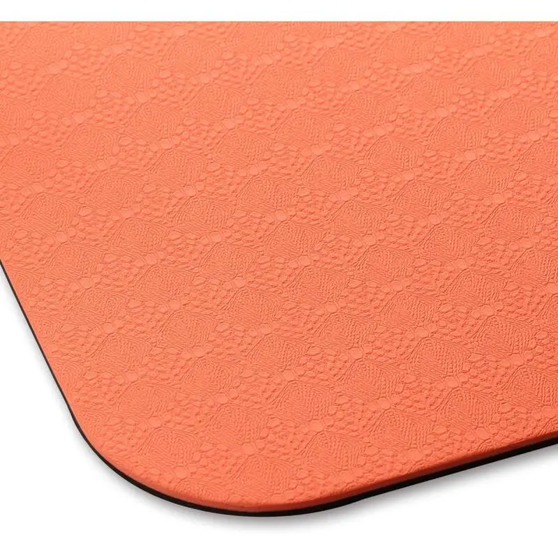INDIGO SPORTS Esterilla De Yoga Y Fitness TPE INDIGO Bilateral 173*61*0,5 см Naranja-Negro - Imagen 5
