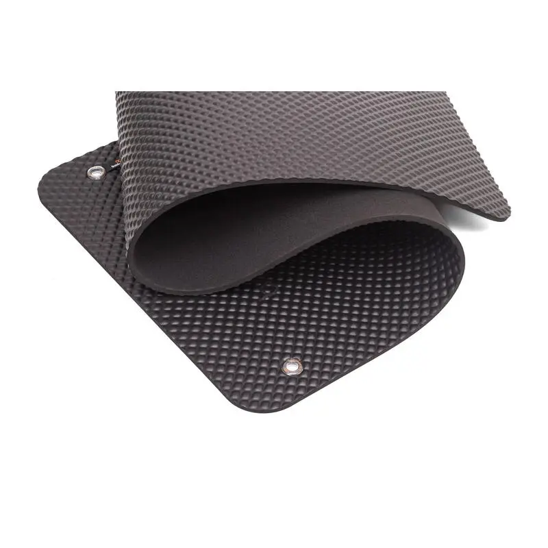 BOOTYMATS Esterilla Multifunci贸n Para Ejercicios De Fitness Y Pilates. 160x60cm. Negro - Imagen 3