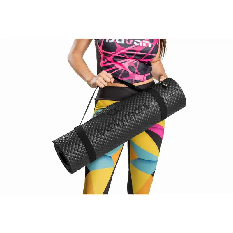 BOOTYMATS Esterilla Multifunci贸n Para Ejercicios De Fitness Y Pilates. 160x60cm. Negro - Imagen 5