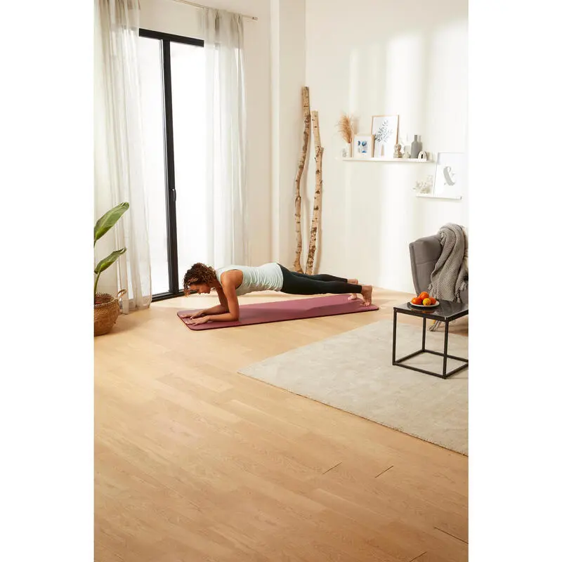 Domyos Esterilla Pilates Mat Confort Burdeos M 180 cm X 60 cm X 15 mm - Imagen 4