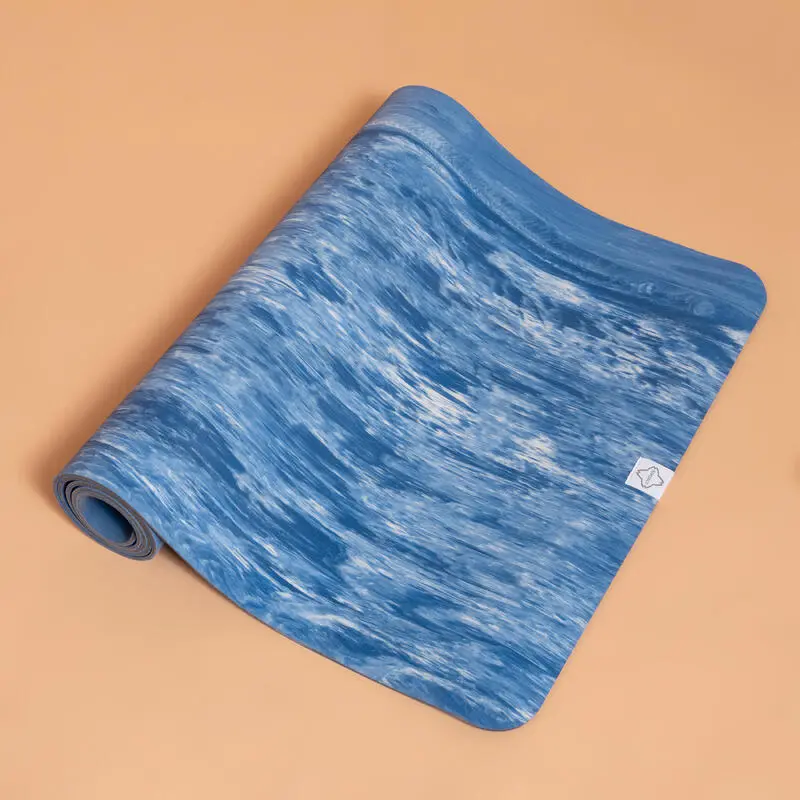 KIMJALY Esterilla Yoga Antideslizante Grip Ecodiseñada 5mm Gris - Imagen 6