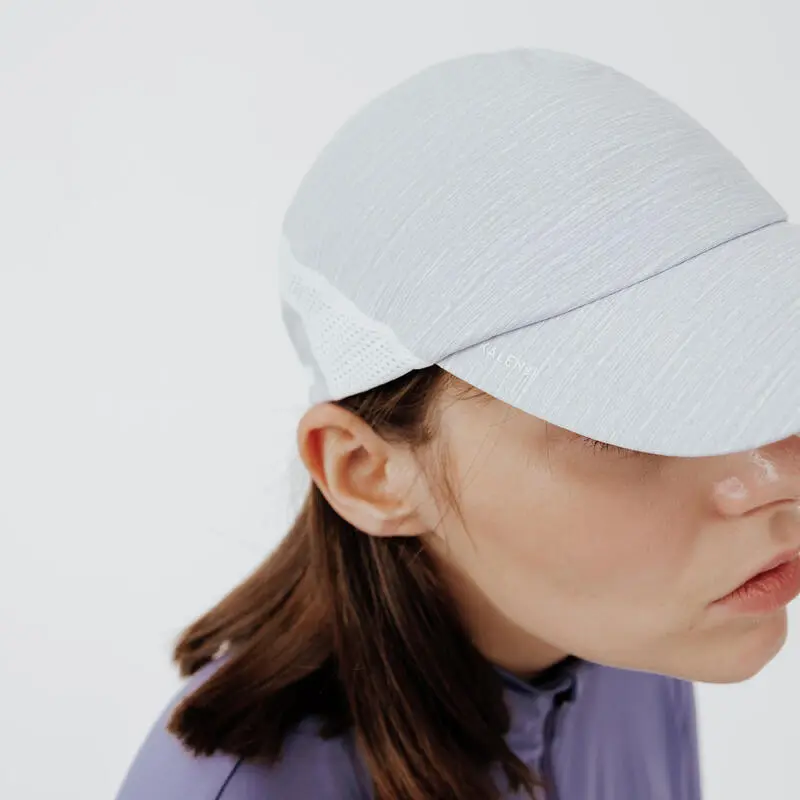 Kalenji Gorra Running Hombre/Mujer Gris Claro Ajustable - Imagen 3