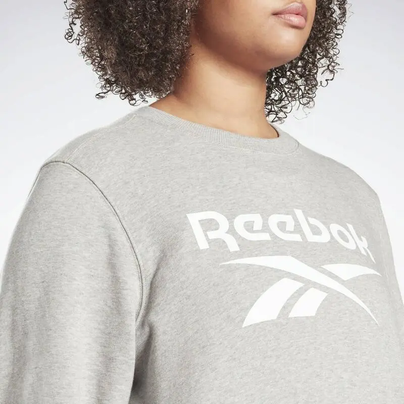 Jersey De Cuello Redondo Reebok Identity Logo French Terry (talla Grande) - Imagen 5