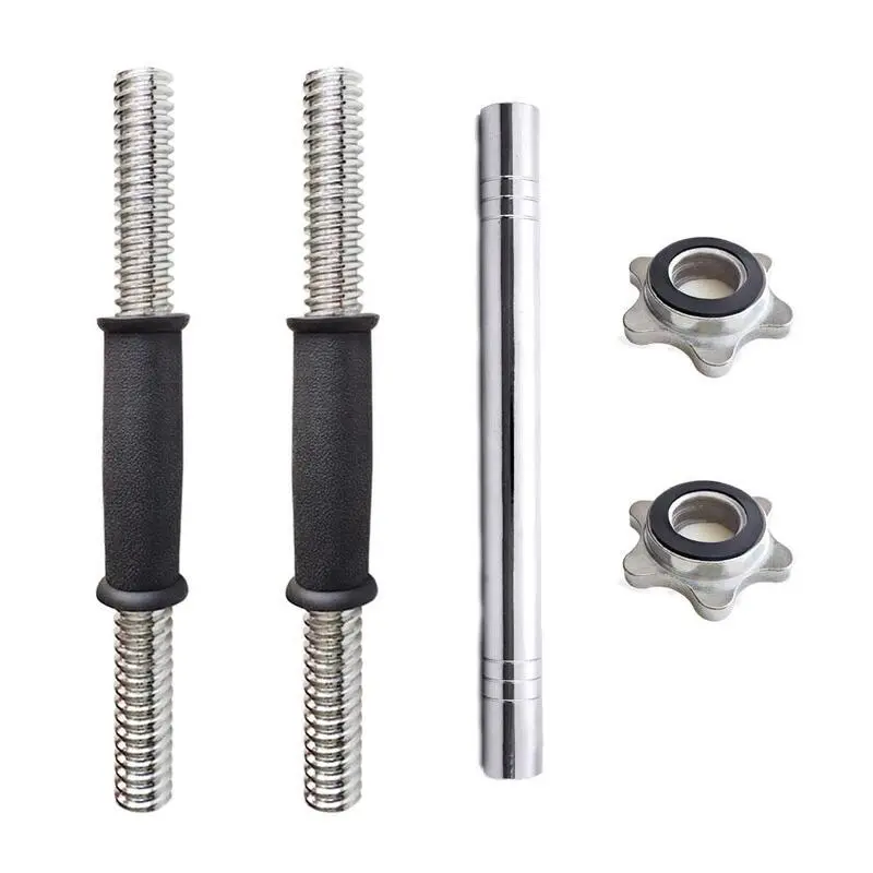 Juego 2 Barras Mancuernas De Hierro 25mm Fitness Tech - Imagen 2