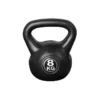 IVOL Kettlebell 8 Kg - Plástico - Para Uso Interior Y Exterior - Negro