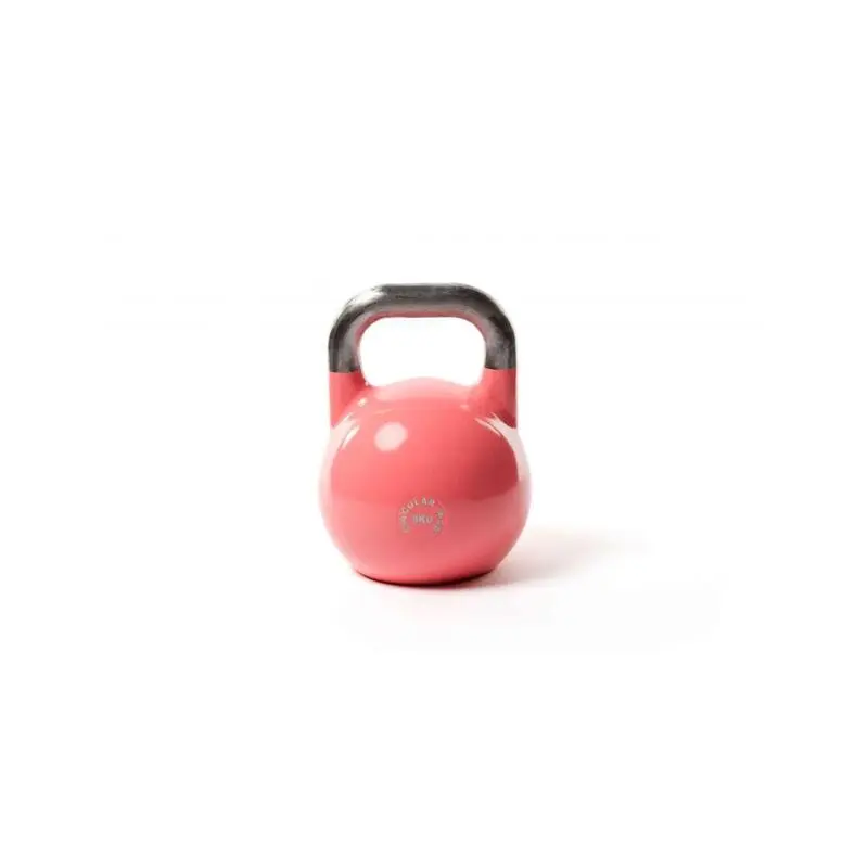 SINGULAR WOD KETTLEBELL COMPETICION PESA RUSA 8 KG ROSA MATE - Imagen 3