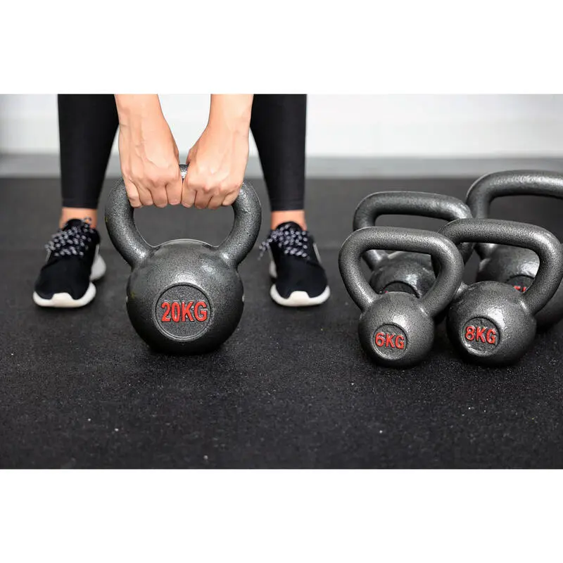 IVOL Kettlebell De Hierro Fundido - 10 Kg Para Fitness Y Entrenamiento De Fuerza - Imagen 5